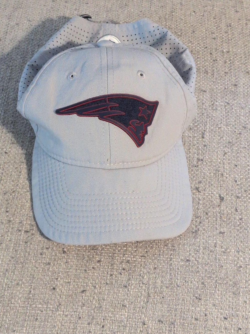 New England Patriots Gray Adjustable Baseball Cap